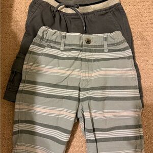 The Children's Place Gray and  Striped Shorts. Perfect for spring